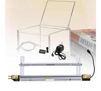 Acrylic Bender Plastic Pvc Bending Machine Lightweight 110V/220V, Round 90 Degree Heater, Strip Heater with 1-6mm Heating Thickness,30cm