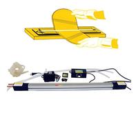 Acrylic Bending Machine, Portable Heating Tool for Sign Making, Suitable for Acrylic Thickness 1-6mm, 30cm-120cm Heating Strip