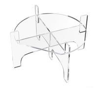 Acrylic beverage dispenser stand suitable for For Home use and events, supporting containers with diameters up to 7 87 inches, including anti tip design and easy to clean (20 * 10cm)