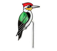 Acrylic Bird Butterfly Garden Stake Decorative,Outdoor Yard Lawn Pathway Patio Art Ornaments,Stained Glass Effect Whimsical Garden Decoration,Bird Butterfly Flower Plant Pot Stake Decoration