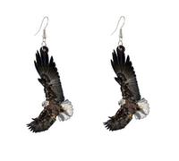 Acrylic Bird Earring Novelty Funny Parakeet Parrot Hummingbird Eagle Dangle Drop Earring for Women, Acrylic, No Gemstone