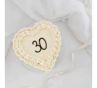 Acrylic Black 30 Birthday Cake Topper-Happy 30th Birthday Cake Decor-Dirty 30 Party Decorations for He&She-30th Anniversary Party Supplies