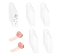 Acrylic Blank Bookmarks | 100 Pack Reading Bookmarks Acrylic Bookmarks with 2 Rolls of Ribbon for Craft Projects School Home Library Study Sheds