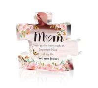 Acrylic Block Puzzle Gift for Mum, Touching Sayings Engraved Text Acrylic Puzzle, Mom's Birthday & Presnts Gift Idea, A Thoughtful Present to Mum Unforgetable, Birthday gifts, Mum Gifts