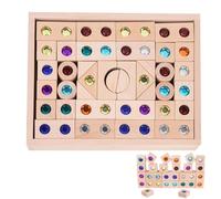 Acrylic Block Toys - 50 Pcs Rainbow Stacking Toy, Educational Translucent Element Set | Geometric Bricks Pack For Kids Preschool Learning Colorful Sensory & Development Activity