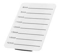 Acrylic Board Holder Tray Extension White Eyelash 8-15mm Lash | Portable, Not Easy to Break, for Makeup Artist and Individual Home Use, Display Pallet