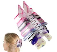 Acrylic Book Hair Claw - Book Claw Clips, Books Shaped Hair Clips for Women | Cute Colourful Hairs Clamp for Students, Teachers & Librarians | Unique Lover Gift Hairs Claws Clamp