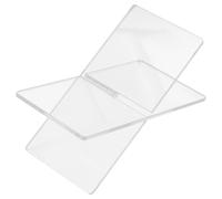 Acrylic Book Holder Stand, X Shaped Open Display for Reading | Stable Base, Hands-free Viewing, Space-saving Design, Suitable for Cookbooks, Tablets, Magazines, Art Books and Home Décor
