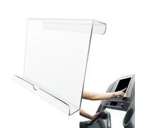 Acrylic Book Stand,Book Reading Stand - Rack Desk Mount Clamp Attachment for Work Study Gym Fitness Bikes Steppers Stationary