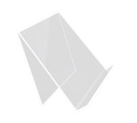 Acrylic Book Stand Holder For Office Desk Display Cookbook Storage & Shelves Organization Clear Desktop Acrylic Bookends Book Holders Clear Magazine Stand For Desk Storage And Display