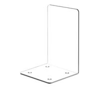 Acrylic Bookends,4pcs Clear Book Ends For Shelves,Non-Skid Book End, Book Stoppers Books, File,Decorative For Heavy Duty