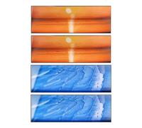 Acrylic Bookmark - Film Shape Sunlight Catcher - Sea Theme Suncatcher Translucent Film Bookmark | for Women Men Teacher Student Teen Reading School Study Journal Planner Notebook