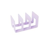 Acrylic Bookstand Bookends Desktop Book Storage Box Bookcase Desk Organizers Keep Your in Ordered Stationery Book Storage Box Foldable Folder Organizer