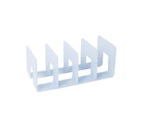 Acrylic Bookstand Bookends Desktop Book Storage Box Bookcase Desk Organizers Keep Your in Ordered Stationery Book Storage Box Foldable Folder Organizer