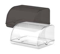 Acrylic Bread Box Lid - Bread Storage Bin, Transparent Countertop Organizer For Pastries, Rolls, And Bagels | Versatile Design For Small Kitchens, Makeup Storage, Or Home Bakery Display Use
