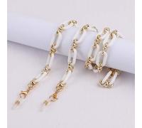 Acrylic Button Chain Eyeglass Glasses Chain Women Anti-lost Mask Hanging Sunglasses Lanyards Hold Cord Strap Rope Necklace