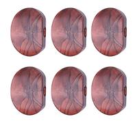 ACRYLIC BUTTON TUNING PEGS MACHINE HEADS FOR GUITAR REFRESHING YOUR INSTRUMENTS (Oval brown agate)