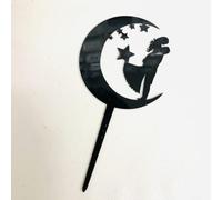 Acrylic Cake Topper Mr Mrs Bride Groom Moon Couple Love Wedding Engagement Party