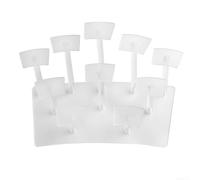 Acrylic Cake Tower 10 Tier Clear Cupcake Holder Stand - Customizable Height Dessert Display for Buffet Tea Party Events(Transparent)