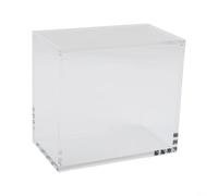 Acrylic Card Box for TCG Booster Case, Stackable Display Stand with Secure Clasp Holder, Clear Storage Container as Dust Proof Showcase and Collectible Protector for Trading Card(A)