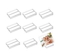 Acrylic Card Holder - 10 Pack Heavy Duty Organizer | Transparent Desktop Display Stand for Business Cards | Perfect for Office, Desk, Wedding, Event, Party, Conference, Retail, Home