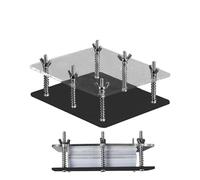 Acrylic Card Press - Card Repairing Tool, Clear Card Flattener | Game Card Straightener, Playing Card Protector, Card Storage Container For Collectible Cards, TCG Accessories With Secure Hold