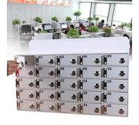Acrylic Cell Phone Lockers Wall Mounted & Freestanding Password Lock Box for Office & School Sto Includes 2 Keys Secure & Convenient Solut