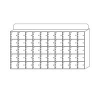 Acrylic Cell Phone Storage Cabinet with 6-60 Slots Wall-Mounted Pocket Chart Lockable Storage Box for Phones Ideal for Office & Classroom Use