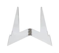 Acrylic Championship Belt Display Stand: Sturdy Triangular Holder, for Wrestling Title Belts, Clear 9.8x9.5 Inch Showcase, for Replicas,Wrestling Title Holder
