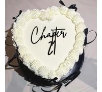 Acrylic Chapter 21 Cake Topper,Black Happy 21st Birthday Cake Topper-21st Anniversary Party Decorations Supplies-Cheers to 21 Years Birthday Party Decorations