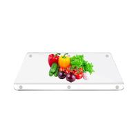 Acrylic Chopping Boards - Transparent Cutting Board | Kitchen Chopping Board, 30 cm 900 g (1 Unit) Kitchen Food Cutting Boards with Non-Slip Mat | Safe and Hygienic Chopping and Slicing