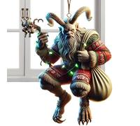 Acrylic Christmas Decorations - Flat Legendary Ornament, Acrylic Christmas Tree Decoration, Christmas Pendant Car Pendant, Christmas Pendant Accessories for Indoor and Outdoor Christmas Decoration