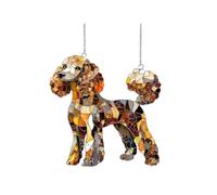 Acrylic Christmas Hanging Ornaments 2D Christmas Decorations Hanging | Ornaments Decorations And 20cm Tree Car Home Indoor Decor for Holiday Family Gathering
