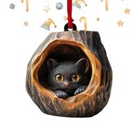 Acrylic Christmas Ornaments - Animal Christmas Tree Decorations | Animal Christmas Tree Ornaments | Cute Pendant Christmas Ornaments | Bag Pendant, 2D Acrylic Koala Monkey Cat Car Ornament