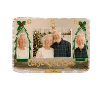 Acrylic Christmas Picture Frame, Clear Family Photo Display | Acrylic Frame With Clear Display For Christmas Family Photos Compatible With Standard Pictures A