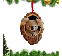 Acrylic Christmas Tree Decor, 2D Acrylic Animal Ornament Decor, Festive Cute Portable Decorations for Holiday Home Wall Tree Bags Mobile Phones Family Colleagues