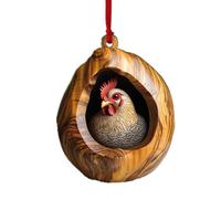 Acrylic Christmas Tree Decor - 2D Acrylic Christmas Ornaments Animals,Colorful Pendant Festive Decorations Bags for Holiday Wall Family Car Home Friends Colleagues Tree