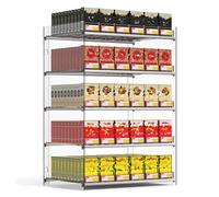 Acrylic Cigarette Display Holder - Wall-Mounted Retail Shelves Case with Auto Pusher - 2/3/4/5/6/7 Layer Show Rack, Rectangular - 56.5x29x58.9cm for Store Organization