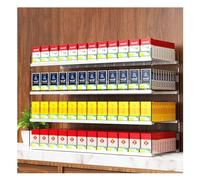 Acrylic Cigarette Display Rack Automatic Pusher Wall Mount Countertop Clear Multiple Sizes(31.5x28.4x24.5cm)