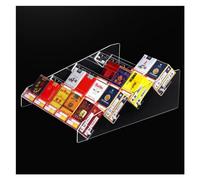 Acrylic Cigarette Display Rack - Stepped Countertop Organizer for Supermarkets & Convenience Stores - Durable, Stylish, Space-Saving Solution for Easy Product Visibility