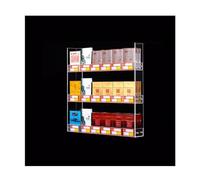 Acrylic Cigarette Display Rack Wall Mount Holder for markets & Bars Clear Rectangular Box Size: 39 x 6 x 38 cm Perfect for Commercial Use & Retail Settings