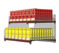 Acrylic Cigarette Display Rack with Auto Pusher Wall or Countertop Mount Retail Store Fixture nize Cigarettes Maximizes Visibility Display Solution