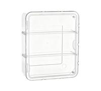 Acrylic Clear Display Case, 3 Tiers Dustproof Display Box Transparent Showcase With Magnetic Door Storage Cabinet For Action Figures Toys Collectibles Home Storage, 32x9x26cm