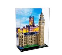 Acrylic Clear Display Case for Lego 10253 London Big Ben，Building Block Collectibles Transparent Showcase Dust Proof Storage Box Display Box(Only Case, No Model)