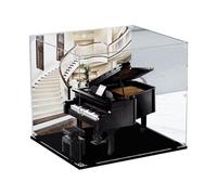 Acrylic Clear Display Case for Lego 21323 Grand Piano Display Box,Building Block Collectibles Transparent Dustproof Showcase Storage Box (Only Case) (Background 1)