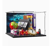 Acrylic Clear Display Case for Lego 43227 Villain Collection Display Box,Building Block Collectibles Transparent Dustproof Showcase Storage Box Display Box Stand for (Only Case)