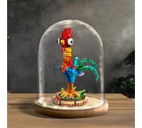 Acrylic Clear Display Case for Lego 43272 Chicken Display Box,Building Block Collectibles Transparent Dustproof Showcase Storage Box Stand for (Only Case) (Glass Cover)