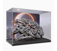Acrylic Clear Display Case for Lego 75192 Millennium Falcon Display Box,Building Block Collectibles Transparent Dustproof Showcase Storage Box Stand for (Only Case)