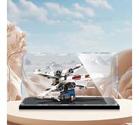 Acrylic Clear Display Case for Lego 75355X Wing Starfighting Model, Collectibles Countertop Display Case, Gift, Dust Box, Organizer (Display Box only) (Transparent 3 mm)