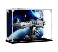 Acrylic Clear Display Case for Lego 75377 Starships Model, Collectibles Countertop Display Case, Gift, Dust Box, Organizer (Display Box only)